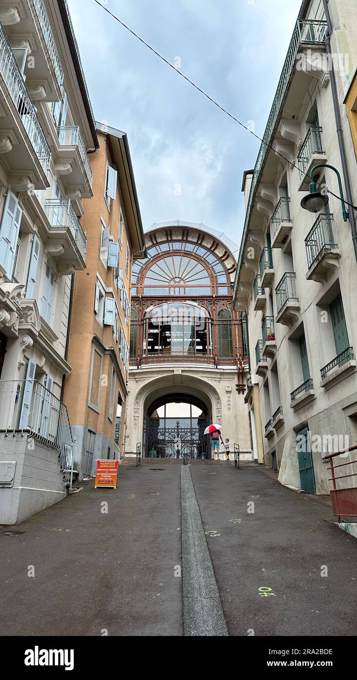 city of Evian Les Bains, from the mineral water Evian in South France