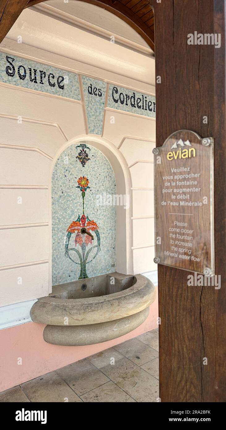 city of Evian Les Bains, from the mineral water Evian in South France Stock Photo Alamy