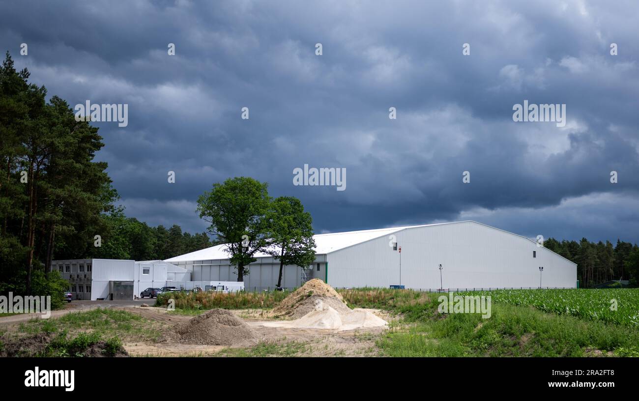 Munster, Germany. 30th June, 2023. View of the salvage hall at