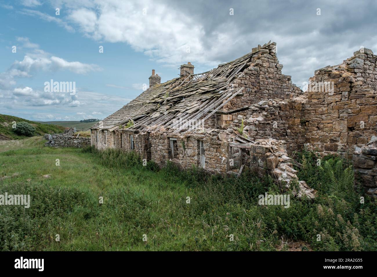 Abandoned Farmhouse Near Rookhope County Durham Stock Photo