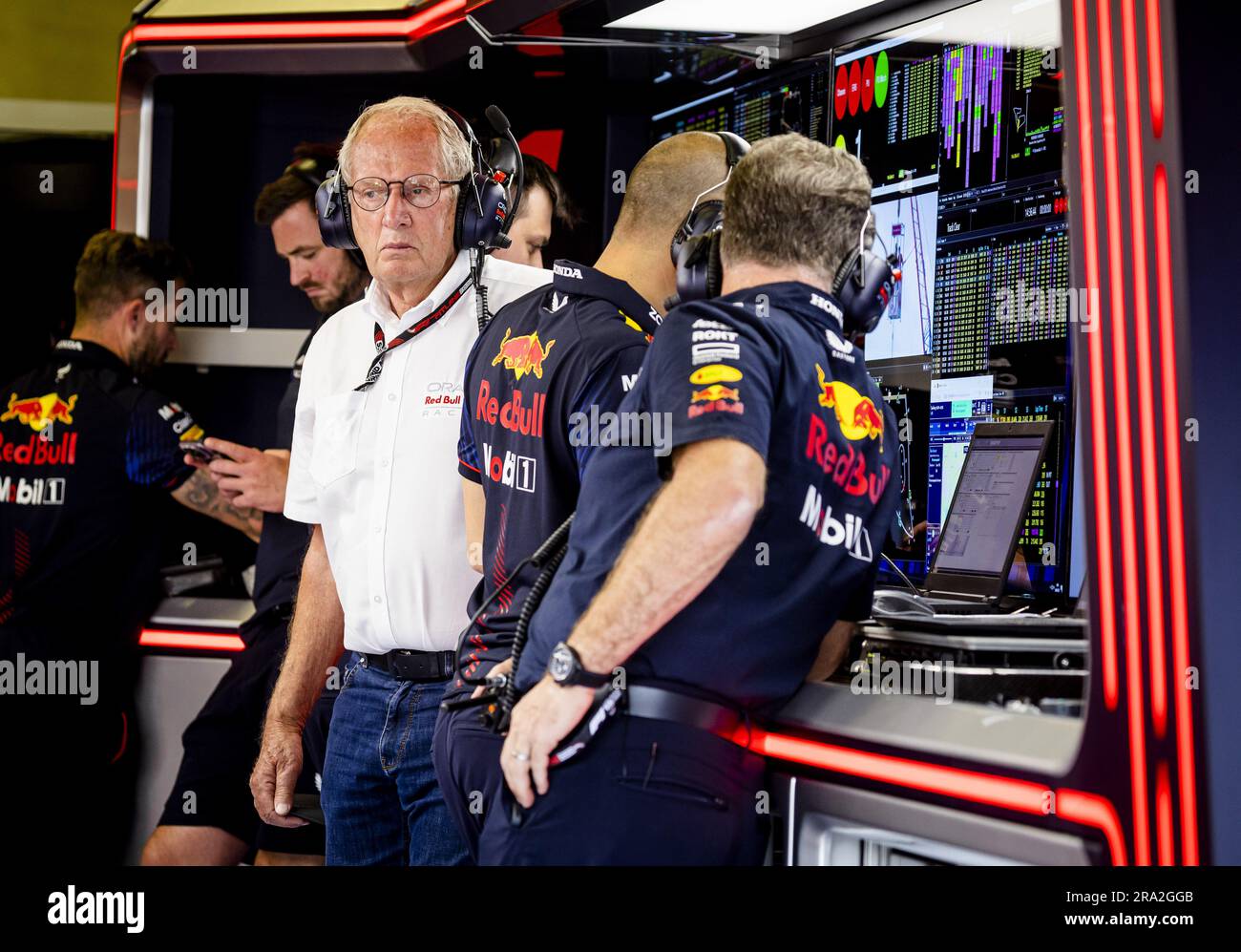 SPIELBERG - Helmut Marko (Red Bull Racing) during the first free practice session ahead of the Austrian Grand Prix at the Red Bull Ring on June 30, 2023 in Spielberg, Austria. ANP SEM VAN DER WAL netherlands out - belgium out Stock Photo