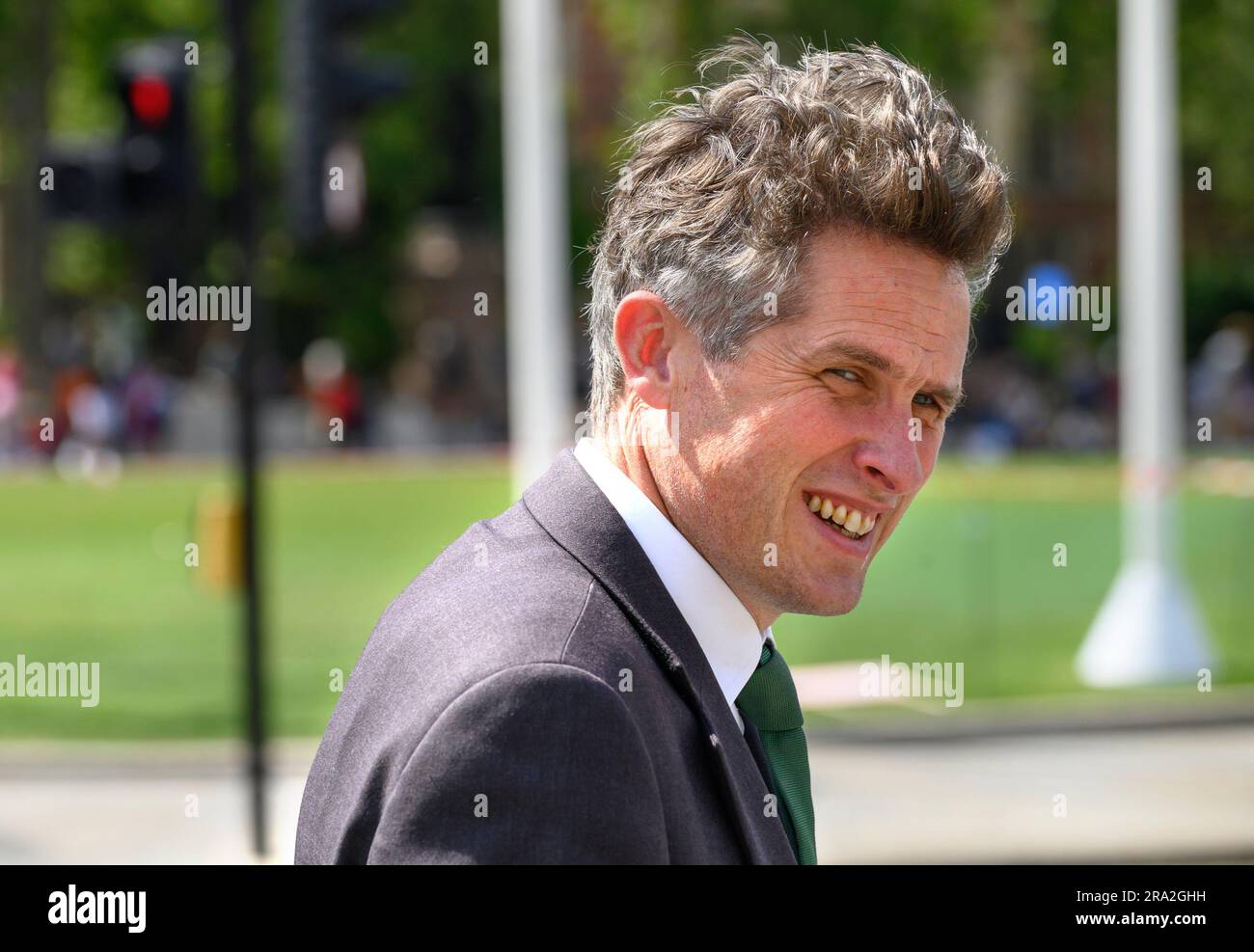 Gavin Williamson MP (Con: South Staffordshire) arriving at Parliament, 21st June 2023 Stock Photo