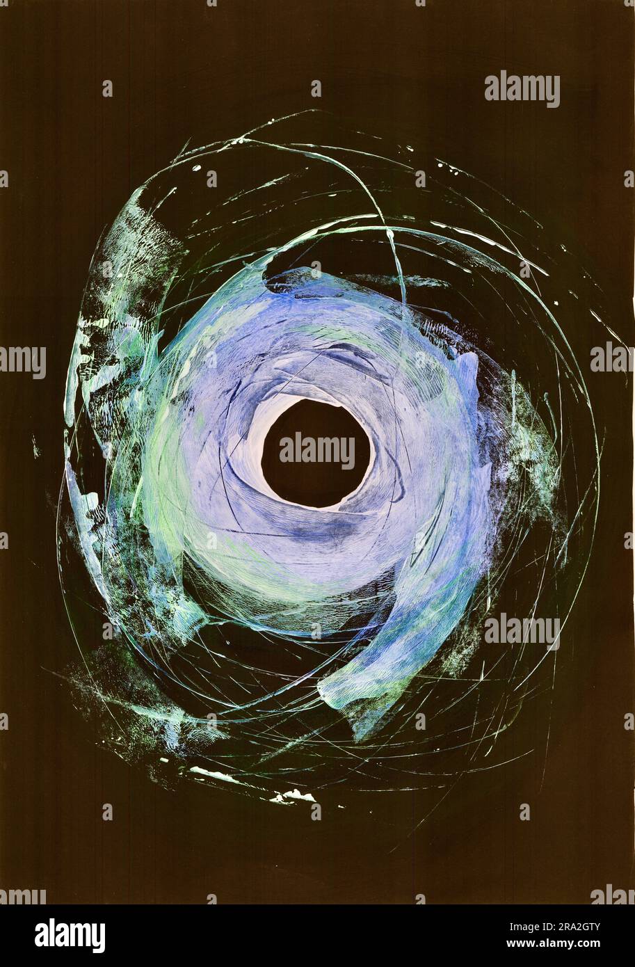Abstract painting spinning vortex Stock Photo Alamy