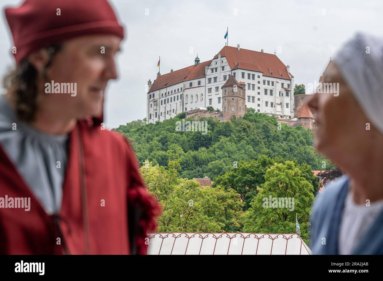 Landshut, Germany. 30th June, 2023. A participant of the "Landshut
