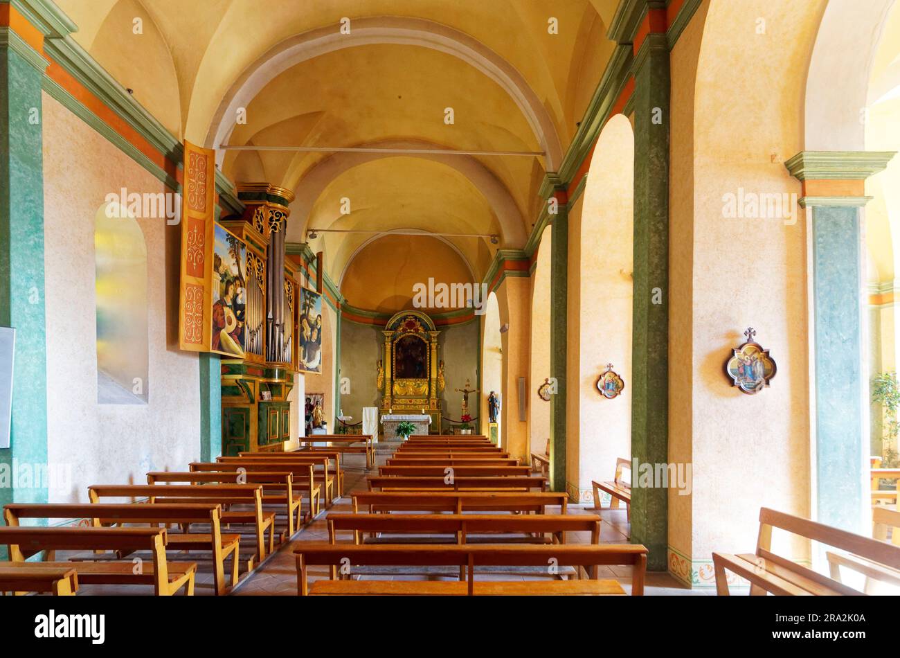 France, Alpes Maritimes, Mougins, the Organ of Saint Jacques le Majeur