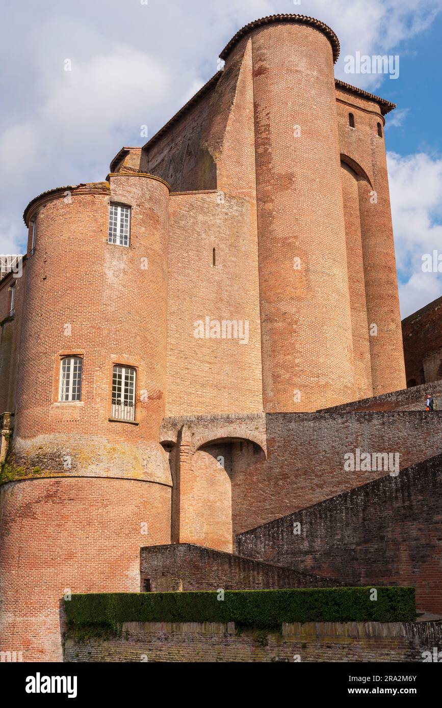 France, Tarn, Albi, episcopal city listed as World Heritage by UNESCO, Palais de la Berbie Stock Photo