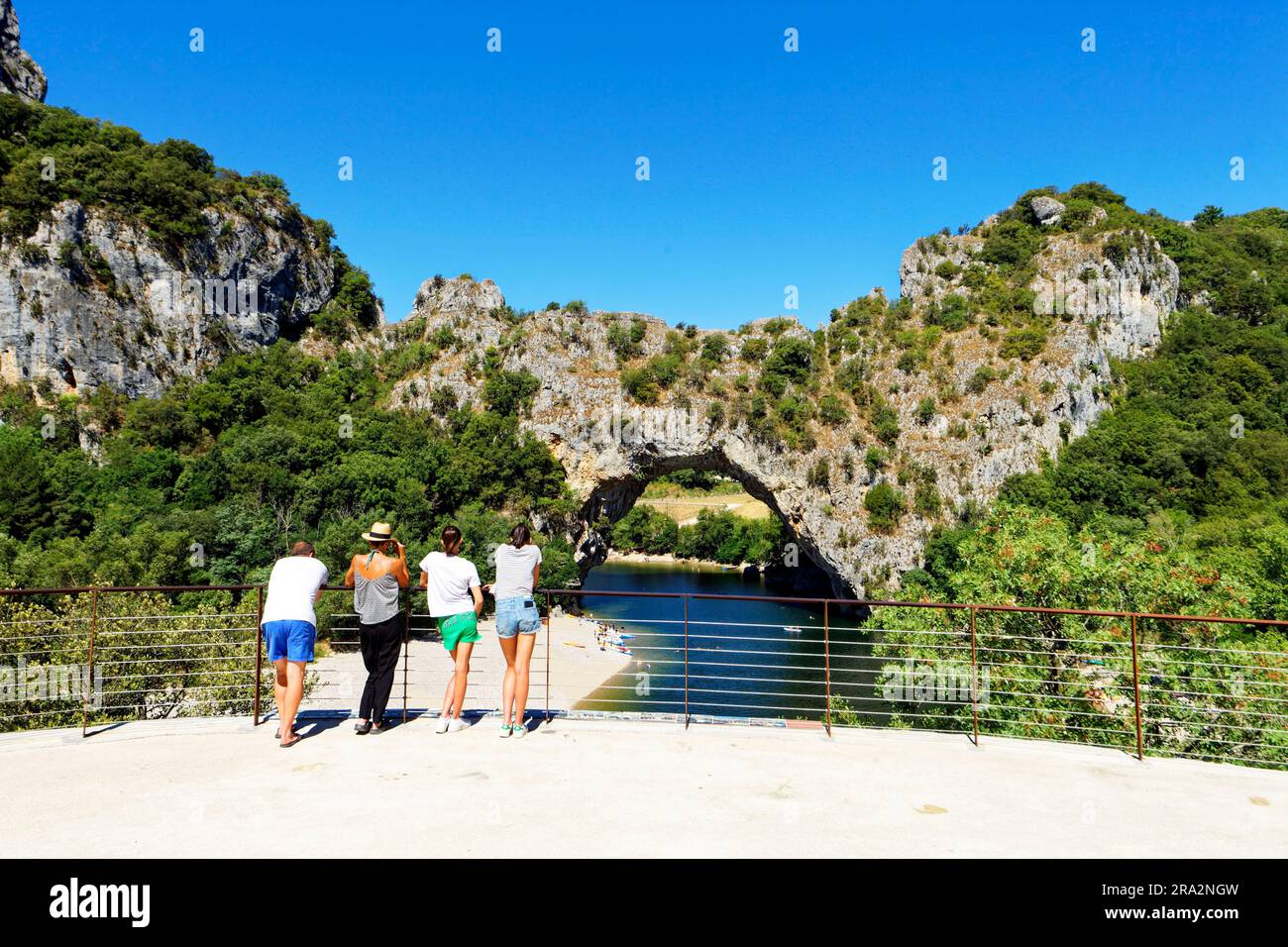 France, Ardeche, Vallon Pont d'Arc, The gorges of the Ardeche (National ...