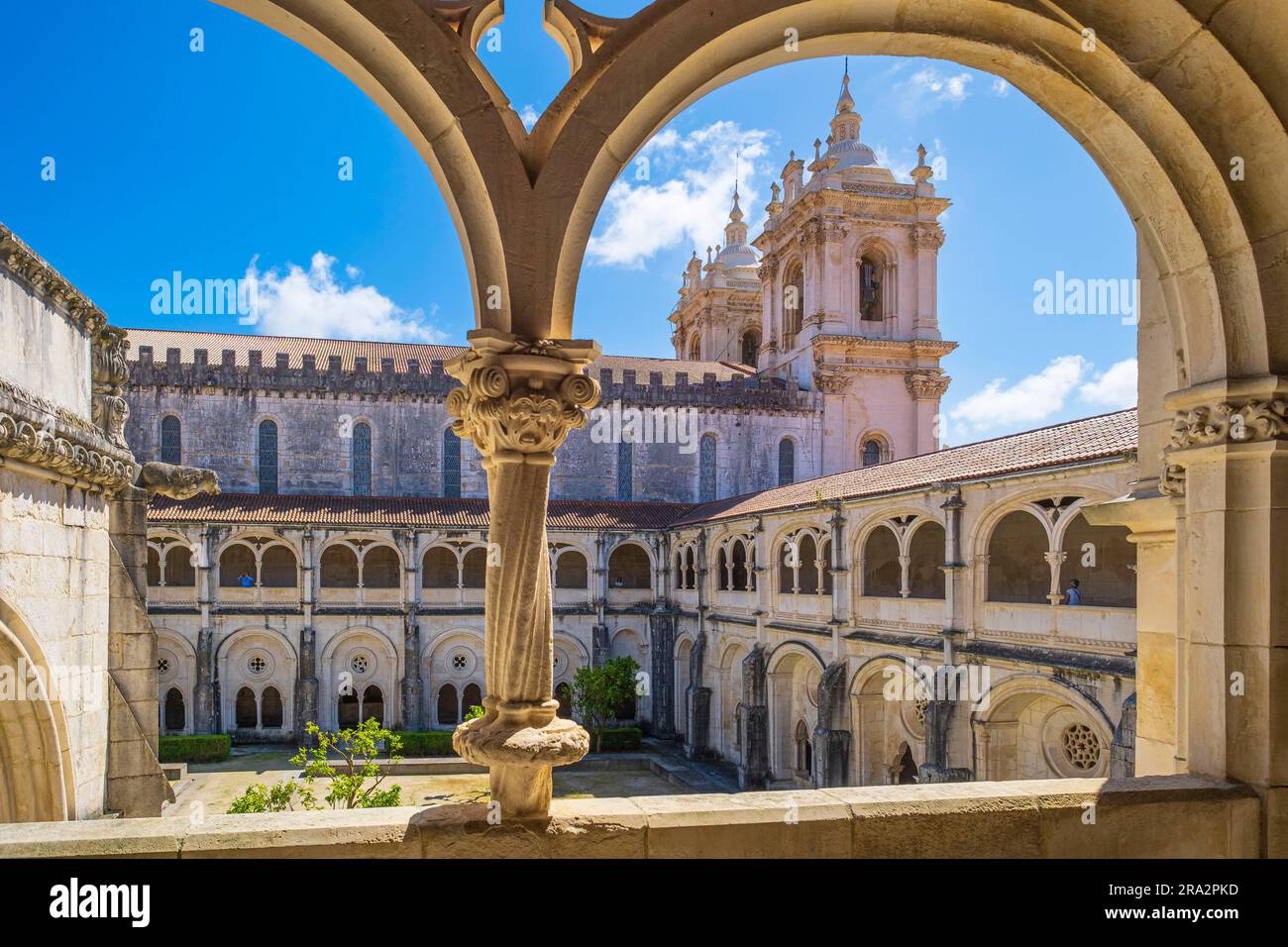 Portugal, Central region, Alcobaça, Santa Maria of Alcobaça monastery ...