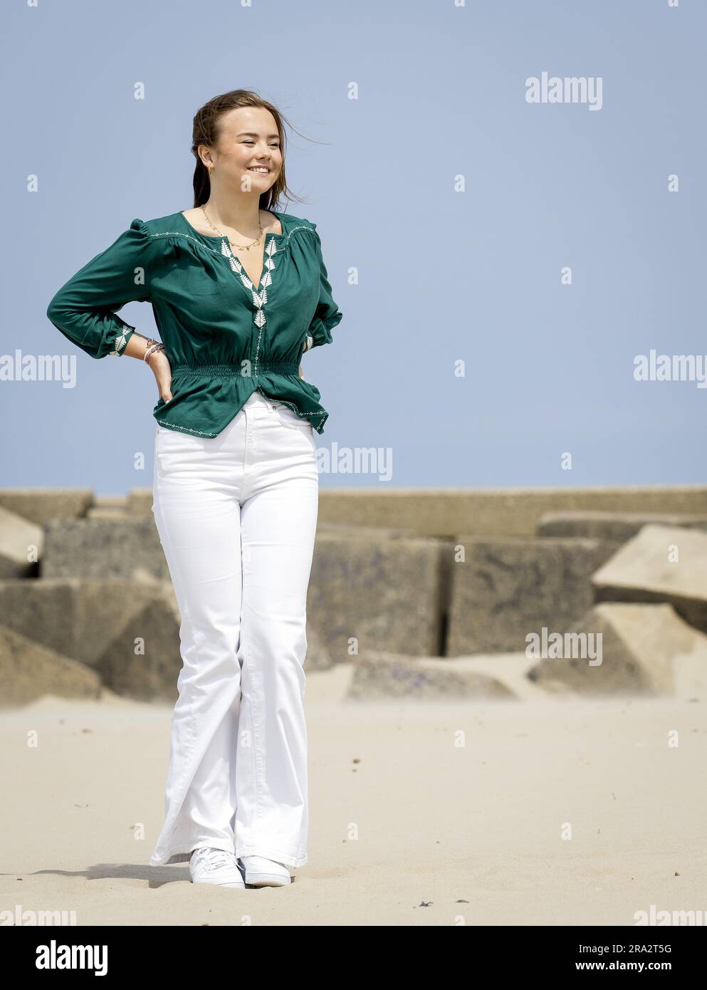 THE HAGUE - Princess Ariane during the traditional photo session of the royal family. ANP KOEN VAN WEEL netherlands out - belgium out Stock Photo