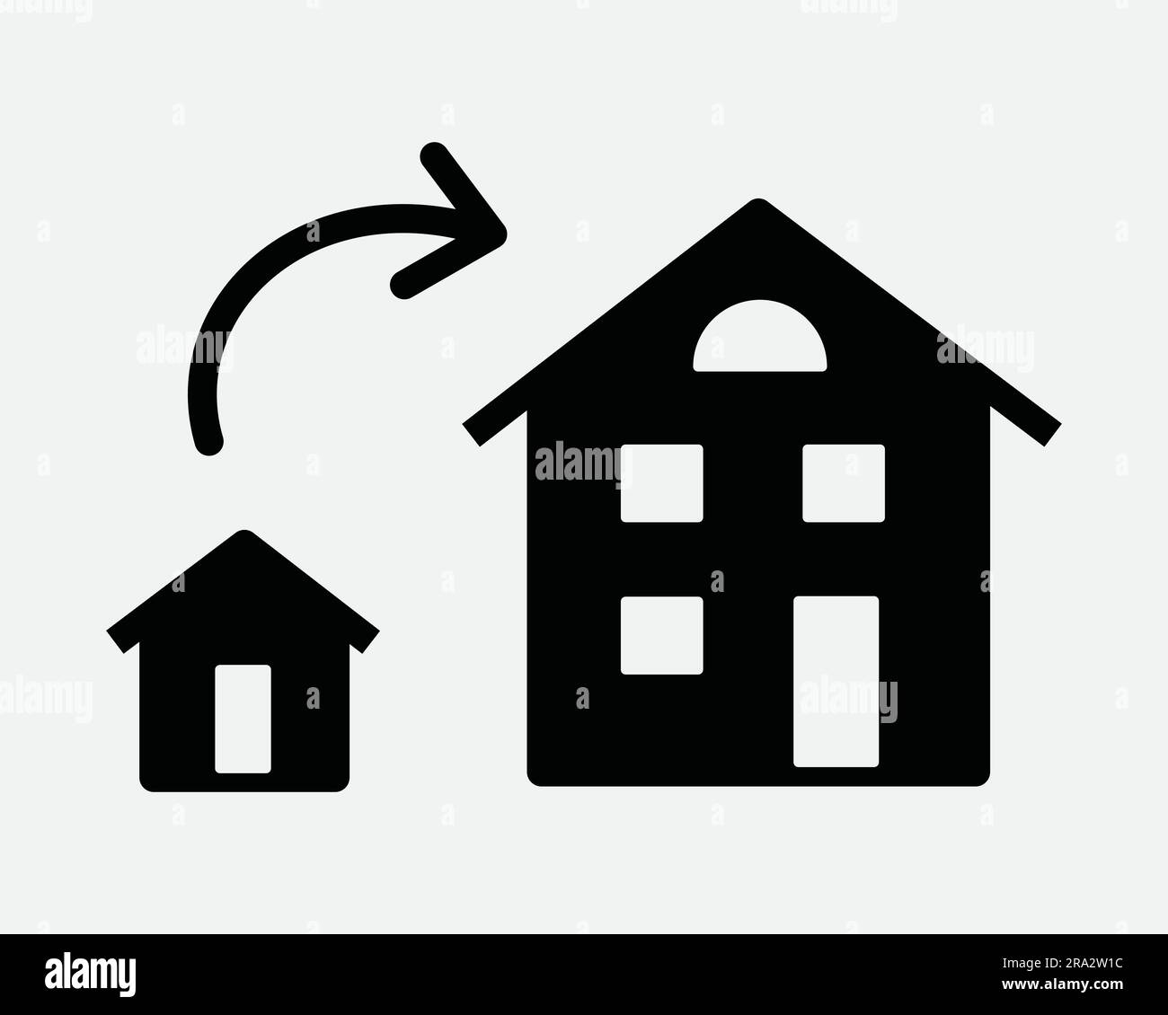 big house clipart black and white