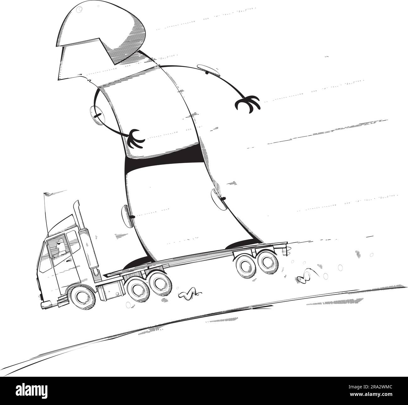 skateboarder-riding-a-speedy-lorry-stock-vector-image-art-alamy