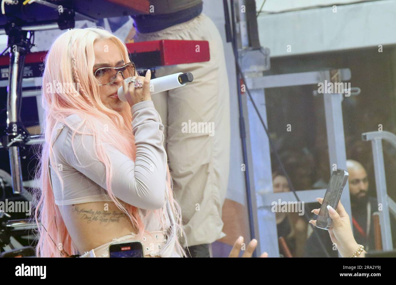 New York, NY, USA. 30th June, 2023. Karol G performs on NBCÕs Citi