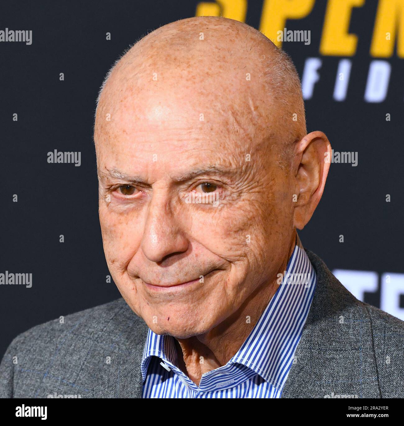 June 30, 2023: ALAN ARKIN, the Oscar-winning star of ''Little Miss Sunshine,'' has died, his family announced Friday. He was 89. FILE PHOTO SHOT ON: February 27, 2020, Westwood, California, USA: Alan Arkin attends the premiere of Netflix's ''Spenser Confidential'' at the Regency Village Theatre in Westwood, California. (Credit Image: © Billy Bennight/ZUMA Wire) EDITORIAL USAGE ONLY! Not for Commercial USAGE! Stock Photo