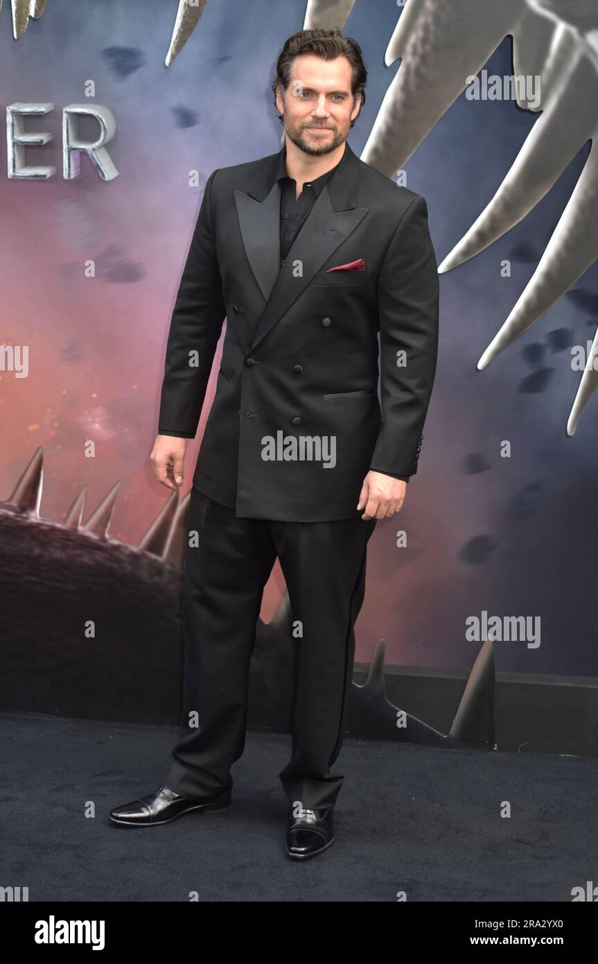 28 June 2023. Henry Cavill at the UK Premiere of Netflix 