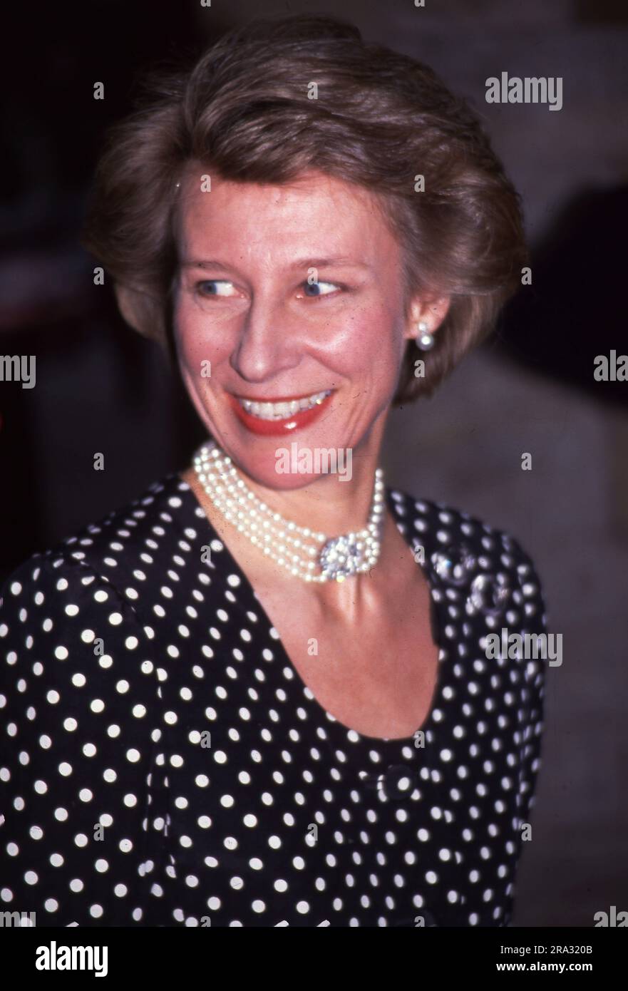 25 May 1993 The Duchess of Gloucester at St John's Clerkenwell Photo by