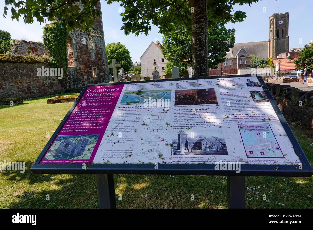 Informational guide, St. Andrew’s Kirk Ports, North Berwick, East