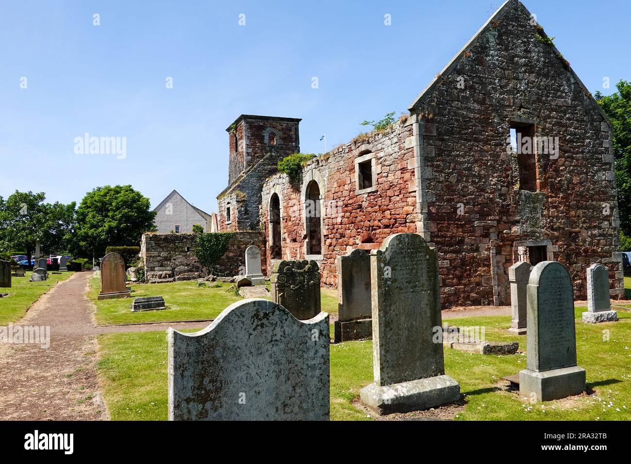 Old St. Andrew’s Kirk Ports ruins and graveyard, North Berwick, East