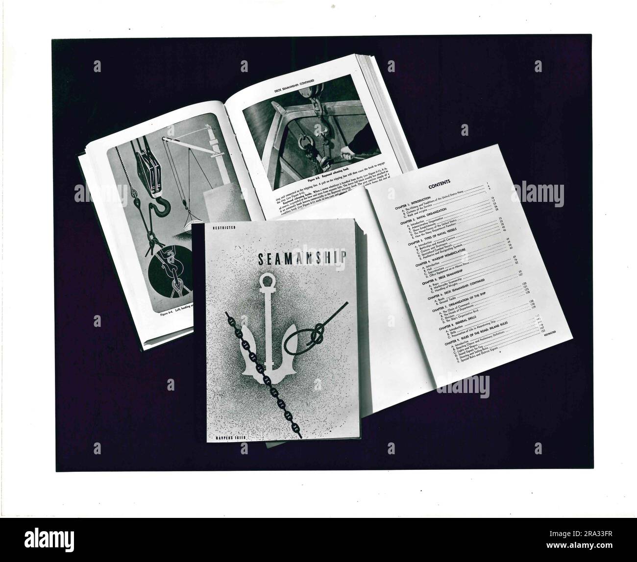 Photograph of Seamanship Manual Stock Photo Alamy