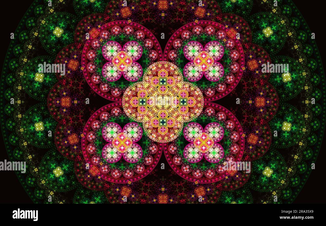 Vibrant kaleidoscopic display hi-res stock photography and images - Alamy