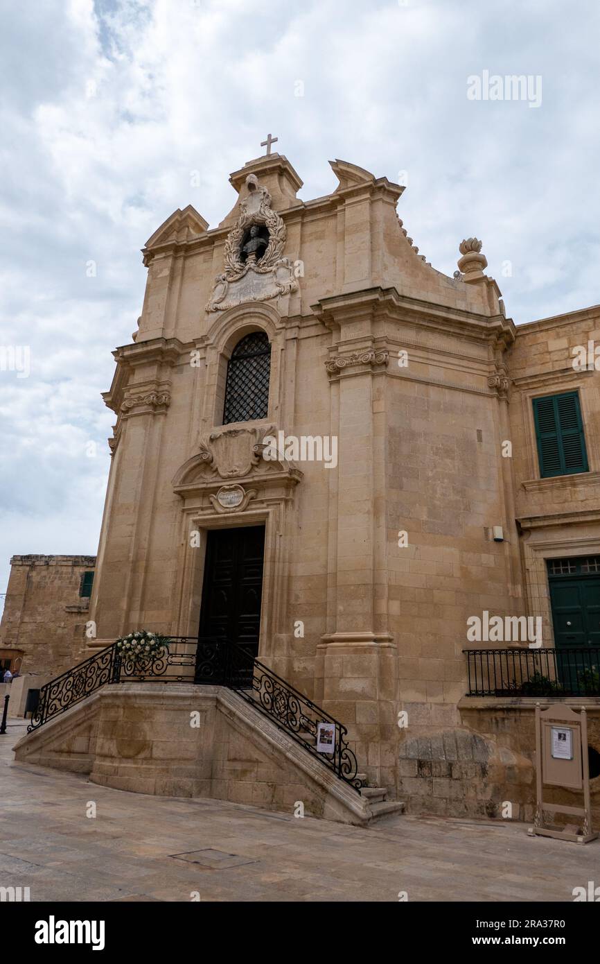 Valletta, Malta, 30 April 2023.Church of Our Lady of Victory in