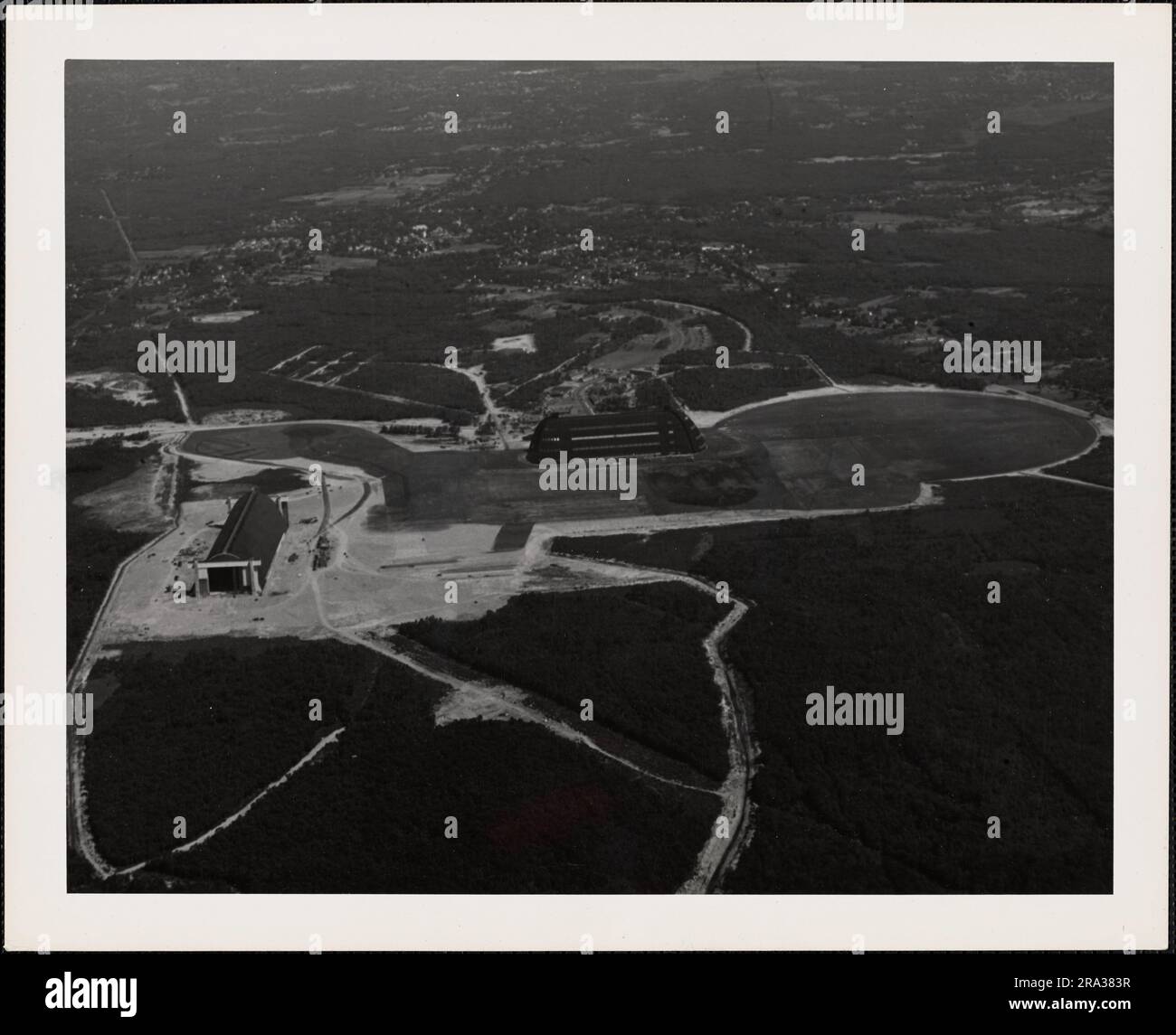 Aerial View of Naval Air Station Looking North, South Weymouth ...