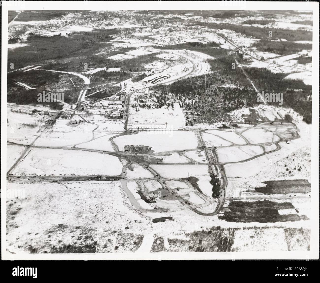 Construction Progress at Naval Blimp Base, South Weymouth ...