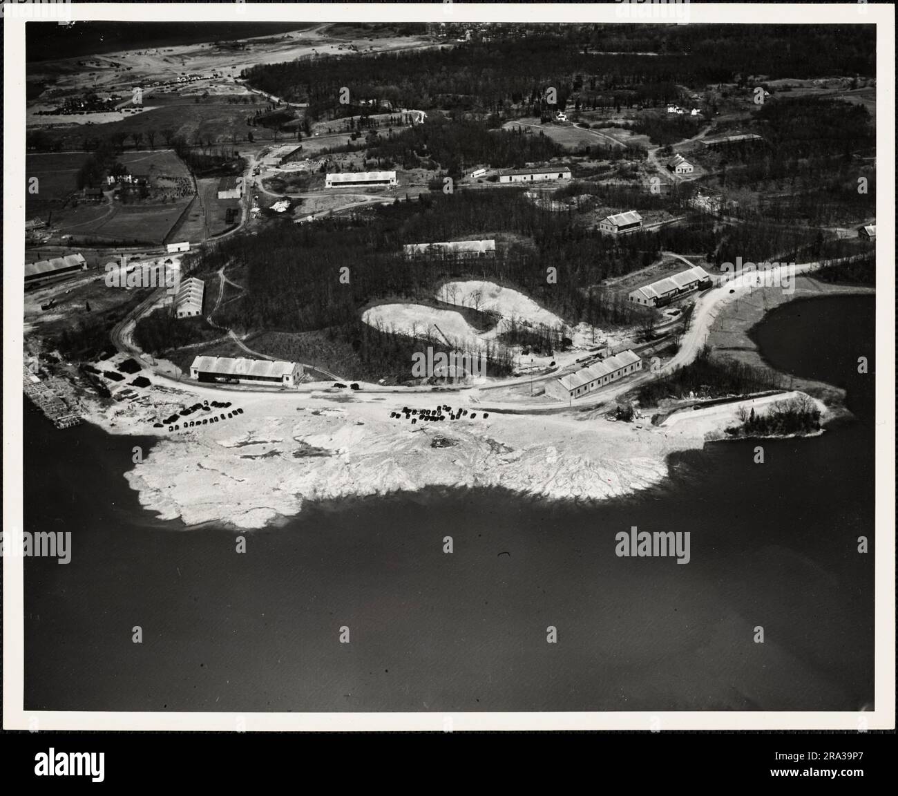 Construction Progress New Fill, U.S. Naval Ammunition Depot, Hingham