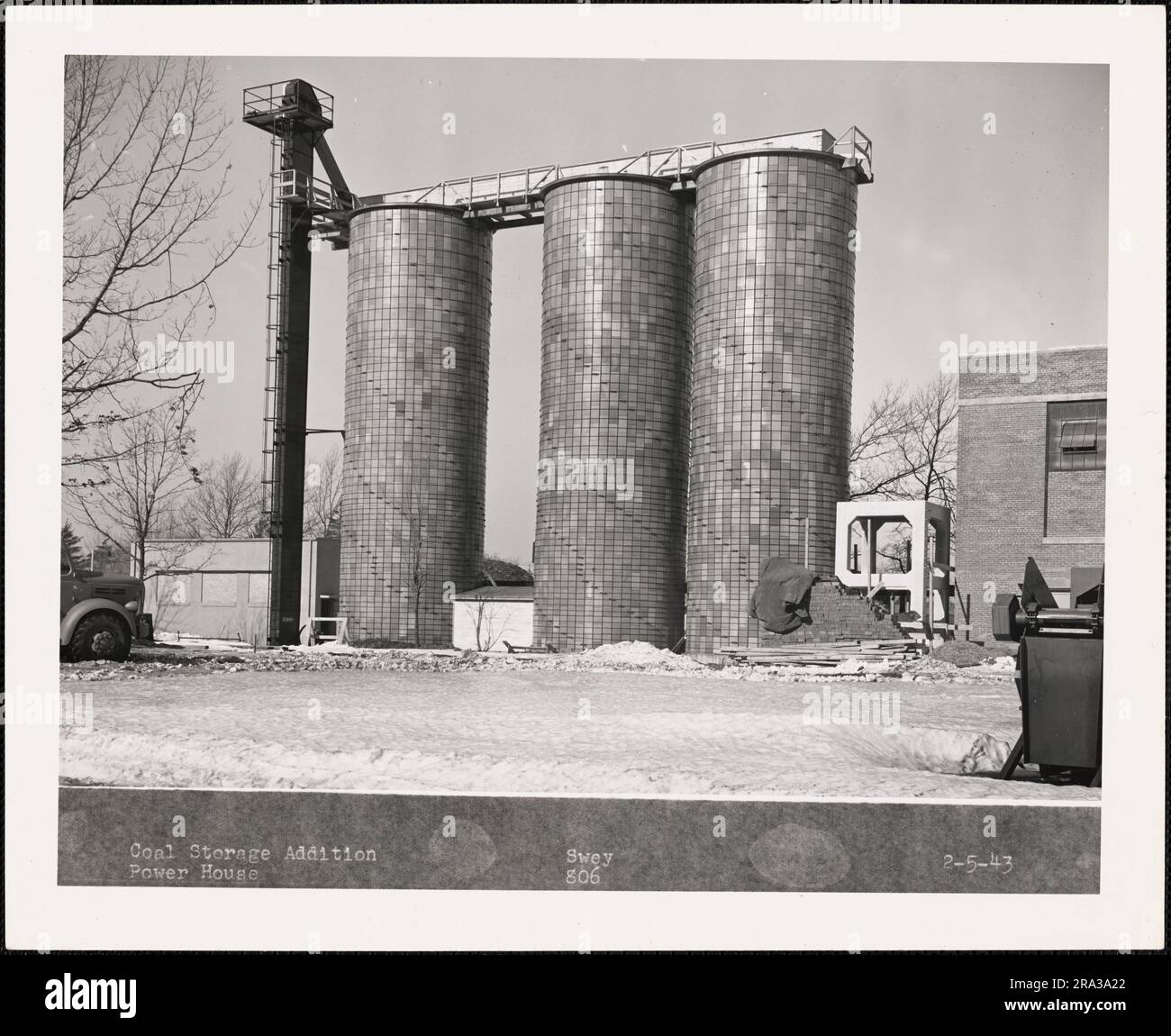 Coal Storage Addition Power House, South Weymouth, Massachusetts Stock ...