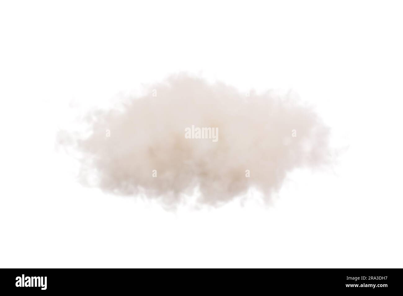 Cloud on isolated white background.3d rendering Stock Photo
