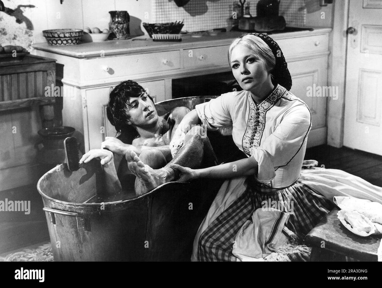 LITTLE BIG MAN 1970 National General Pictures film with Faye Dunaway and Dustin Hoffman Stock Photo