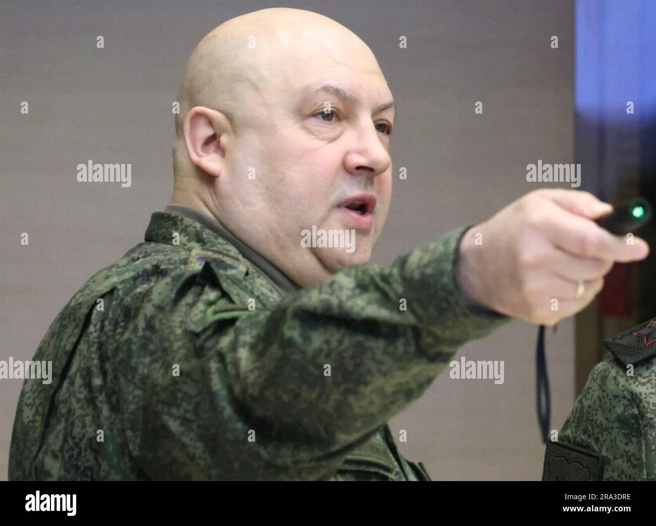 SERGEI SUROVKIN Russian Army general in December 2022. Stock Photo