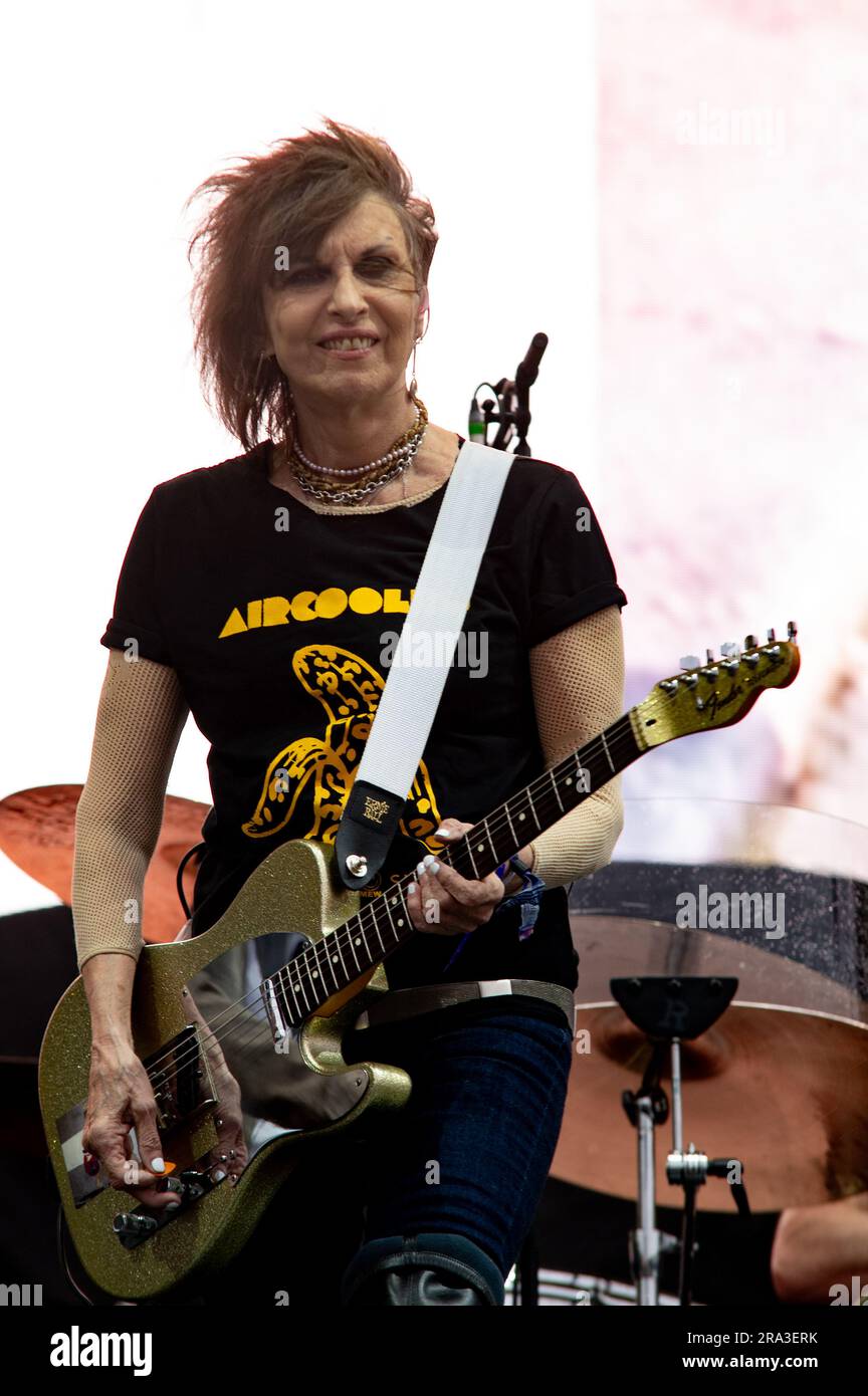 London, UK, 30th June 2023. The Pretenders perform at BST Hyde Park supporting Guns'n'Roses. Cristina Massei/Alamy Live News Stock Photo