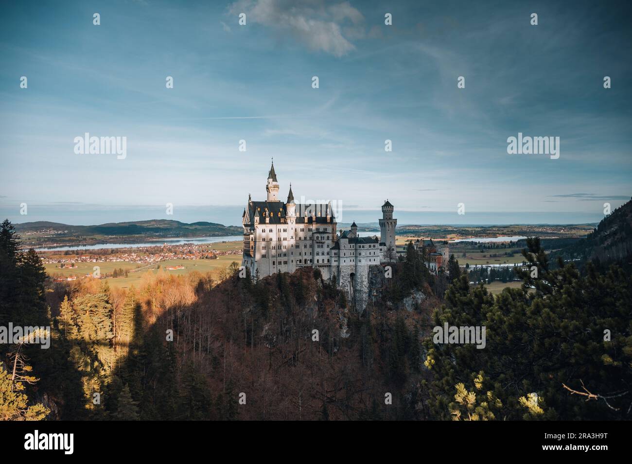 Neuschwanstein castle, the castle of the fairytale king, Ludwig II of ...