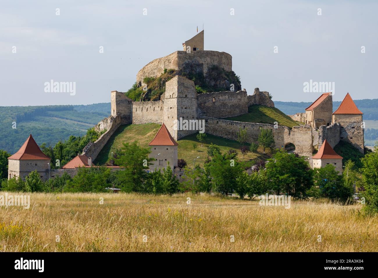 The Castle of Rupea in Romania Stock Photo Alamy