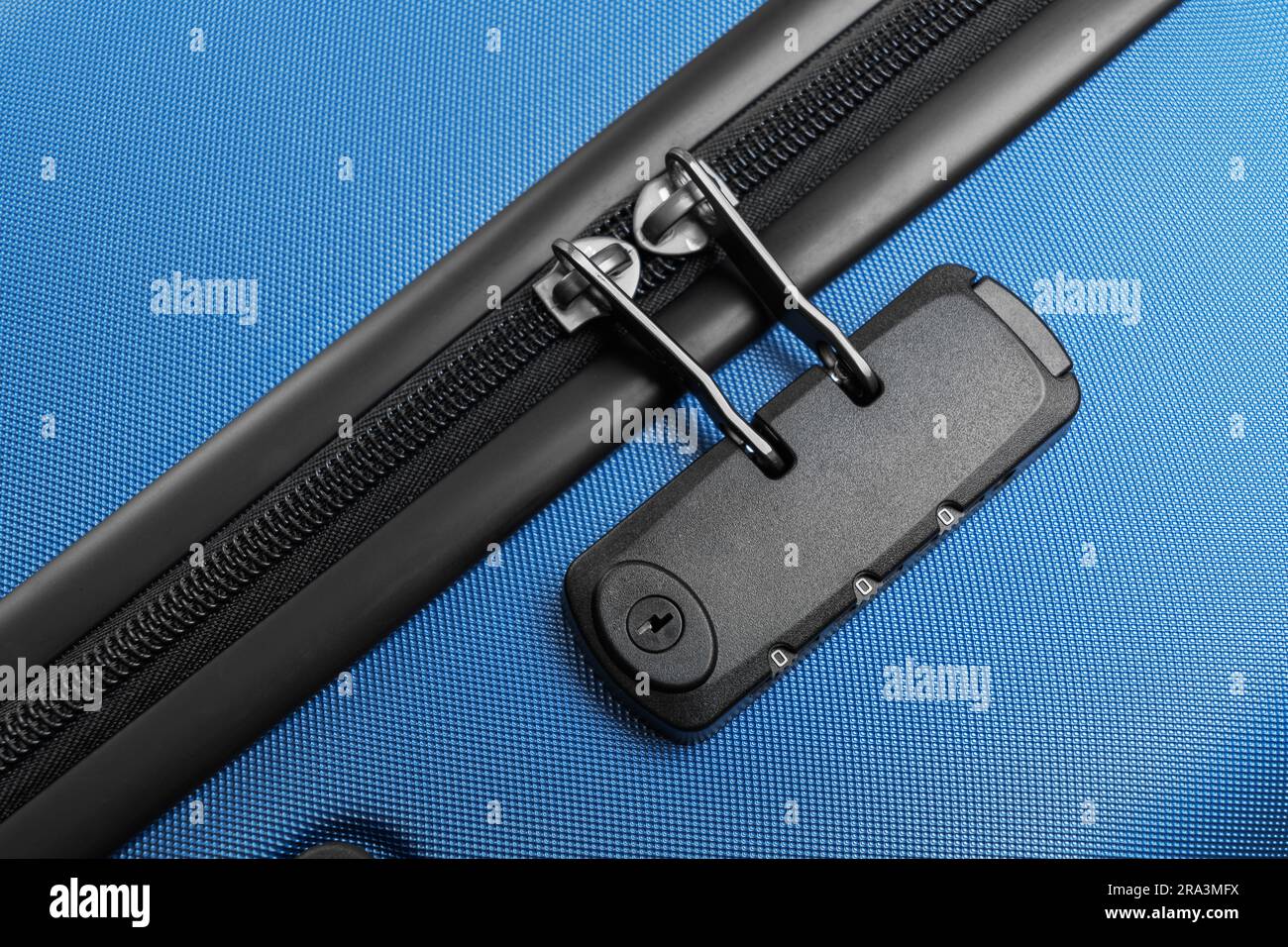 Combination lock closeup. Numbers on the code lock. Code lock on