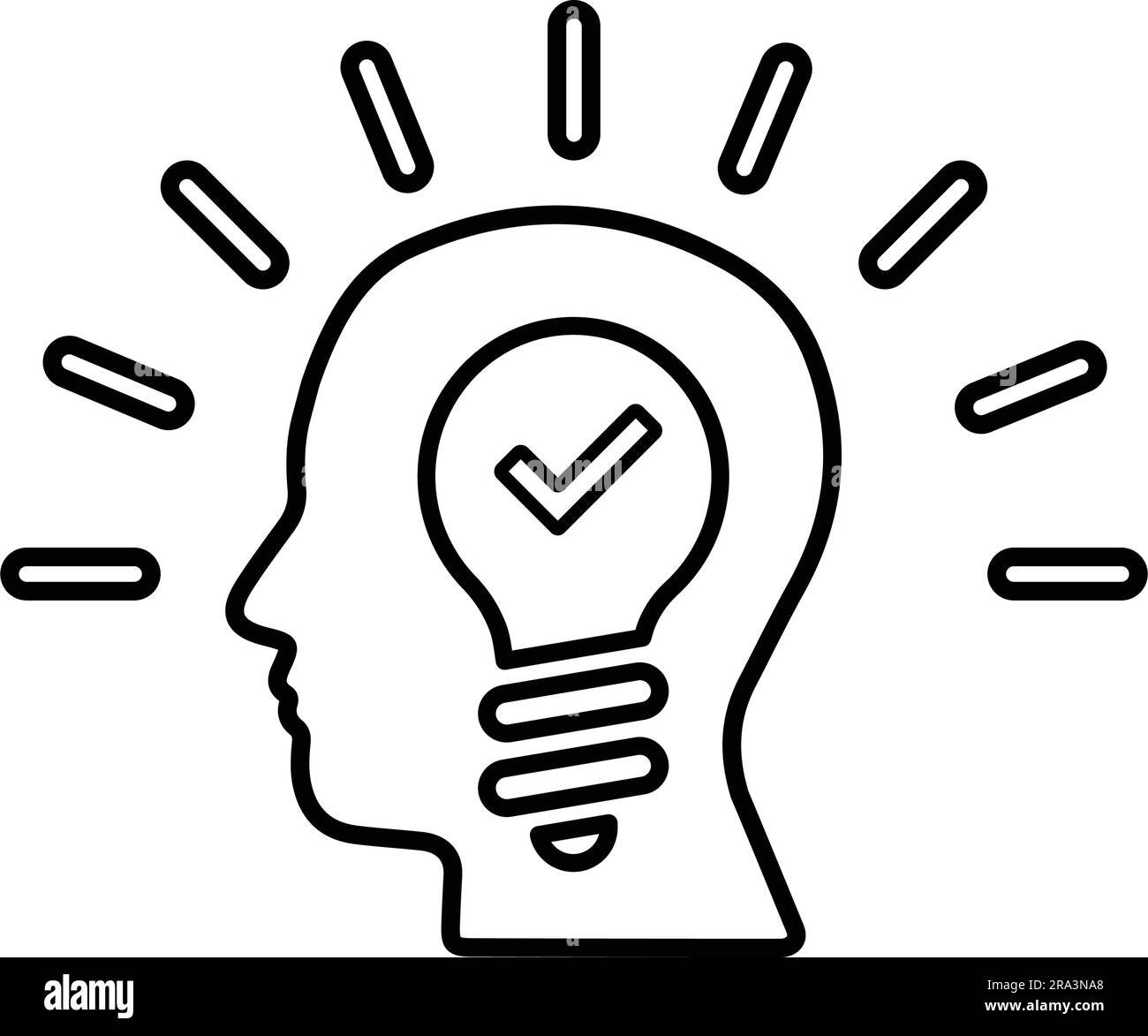 Creative Solution icon symbol for use on mobile apps, print media and ...