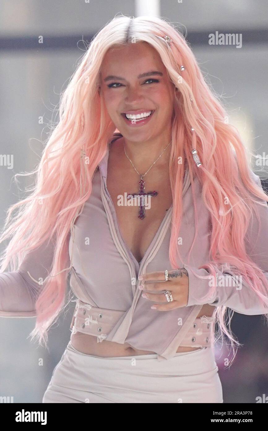 New York, NY, USA. 30th June, 2023. Karol G on stage for NBC Today Show