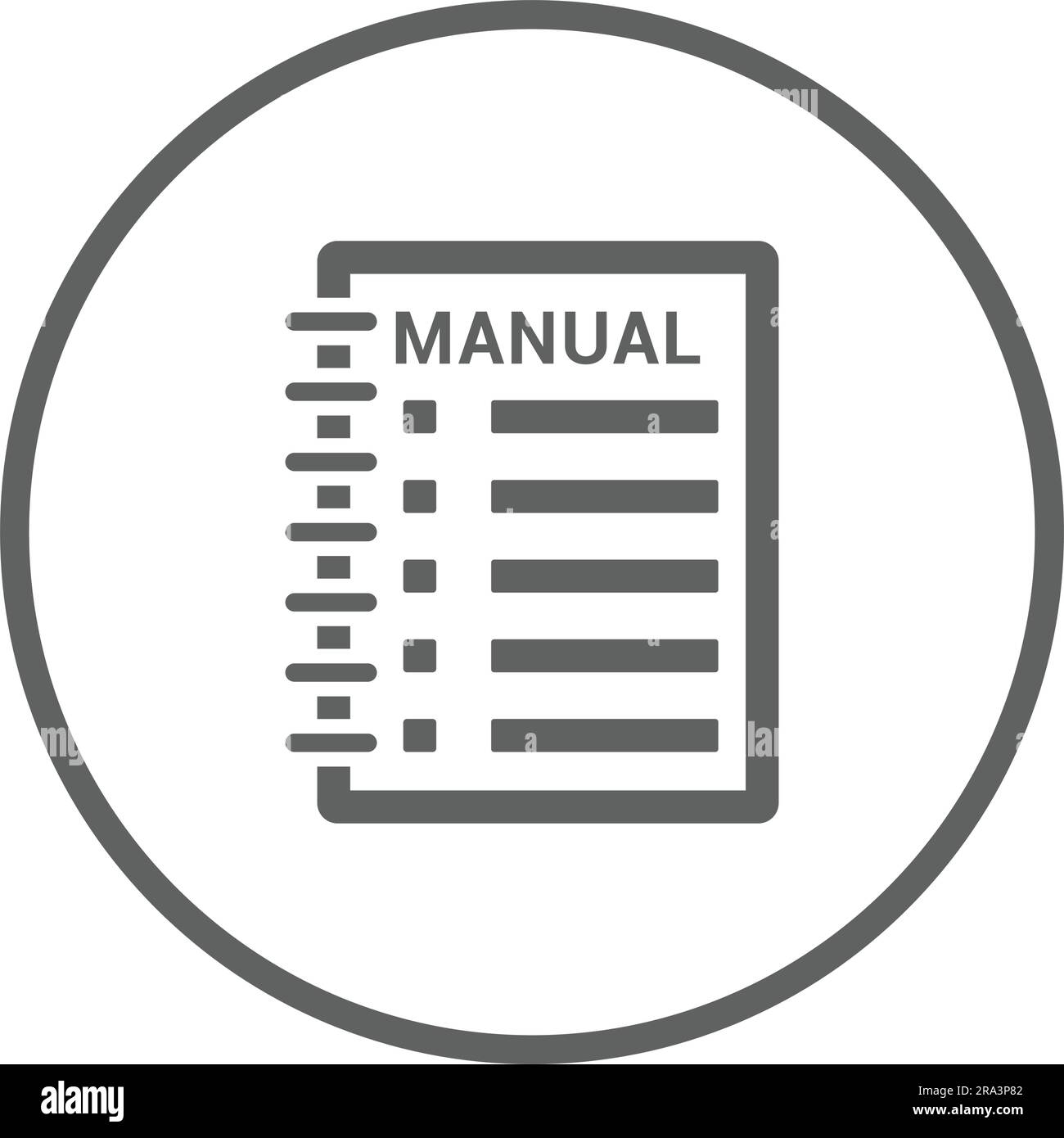 User manual icon design template vector illustration for graphic and ...