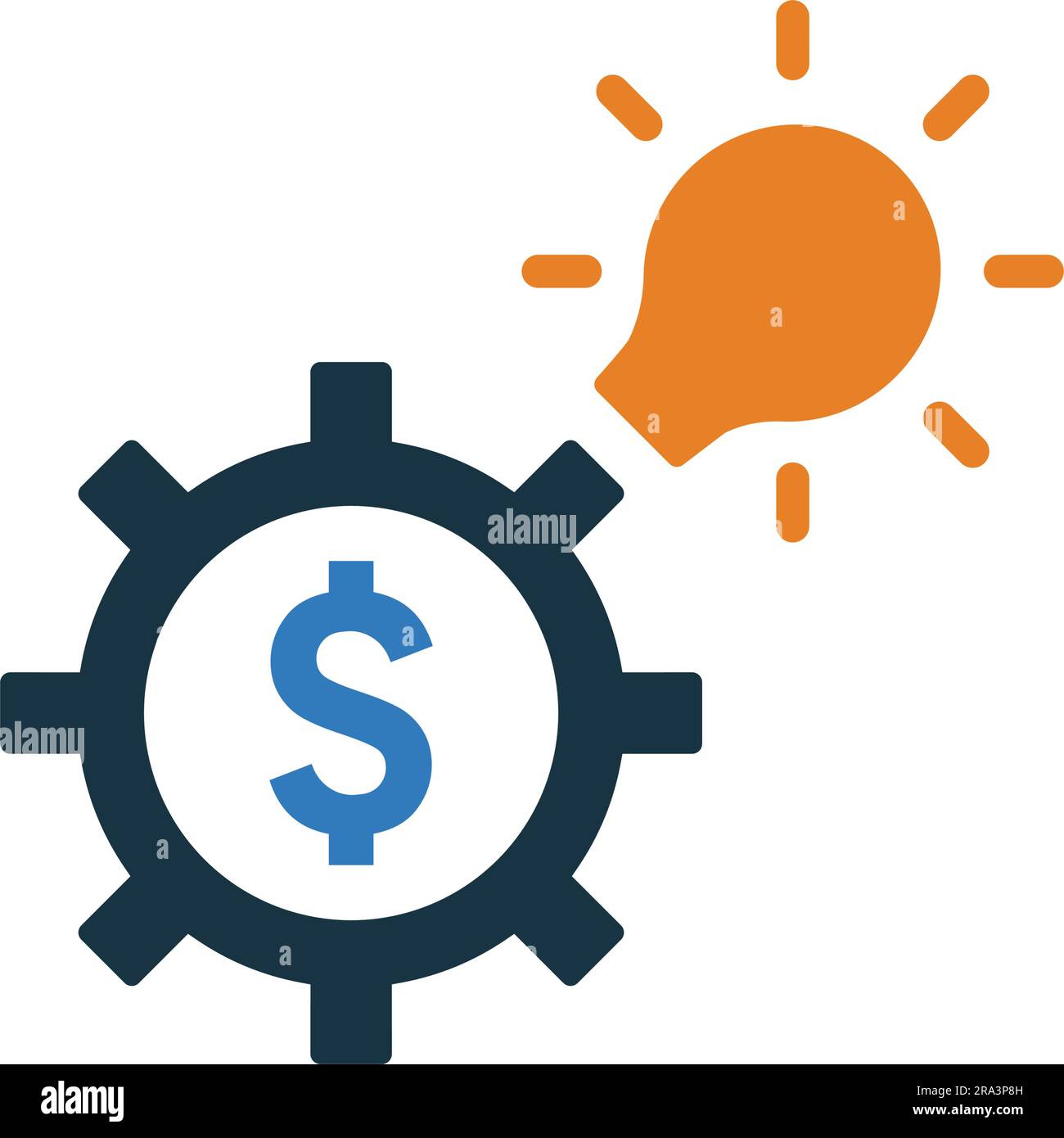 Money Making Idea icon.. Flat style vector EPS use in infographics,web ...
