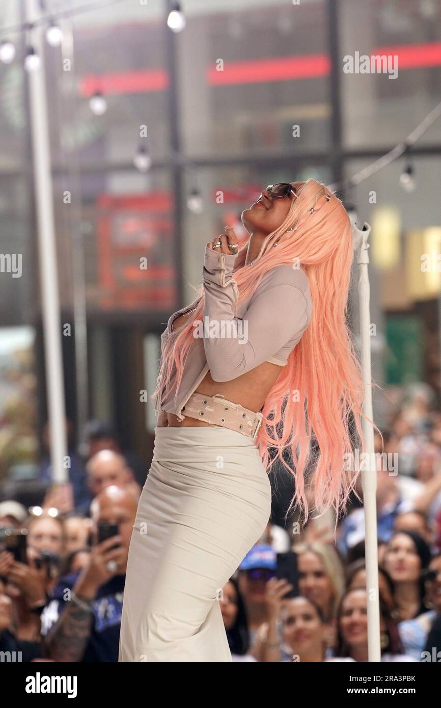 New York, NY, USA. 30th June, 2023. Karol G on stage for NBC Today Show