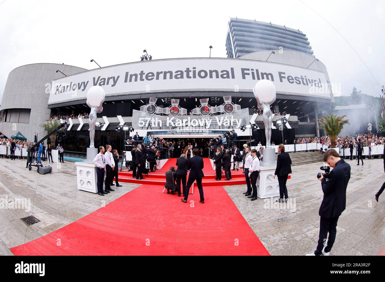 Eröffnung des 57. Internationalen Filmfestival Karlovy Vary 2023 im Hotel Thermal. Karlsbad, 30.06.2023 Stock Photo