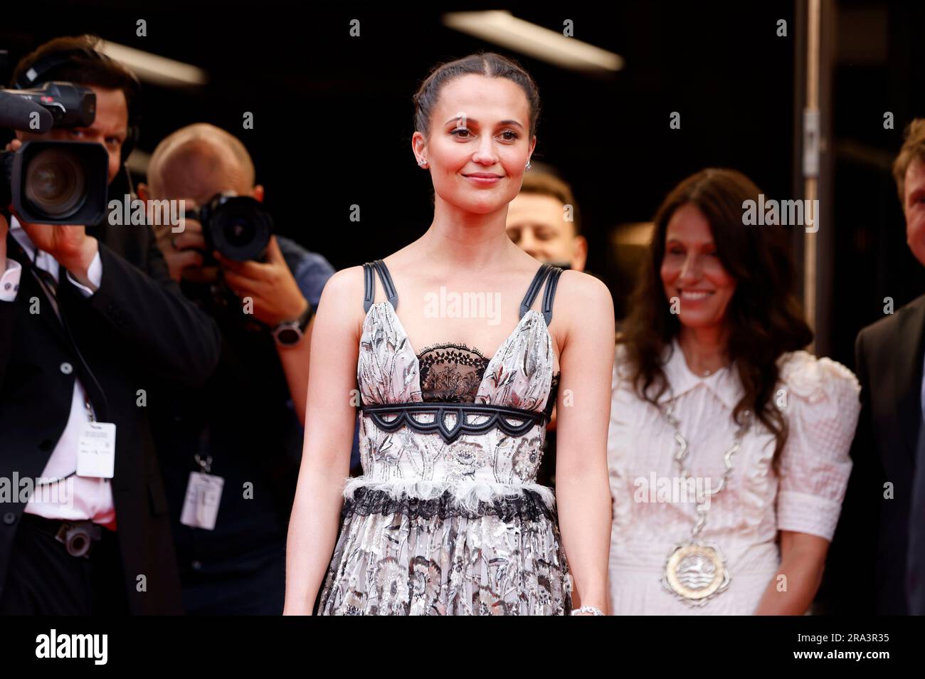 Alicia Vikander bei der Eröffnung des 57. Internationalen Filmfestival Karlovy Vary 2023 im Hotel Thermal. Karlsbad, 30.06.2023 Stock Photo