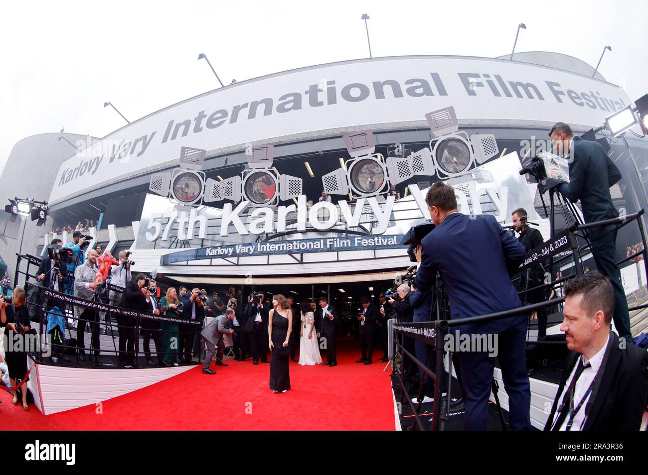 Eröffnung des 57. Internationalen Filmfestival Karlovy Vary 2023 im Hotel Thermal. Karlsbad, 30.06.2023 Stock Photo