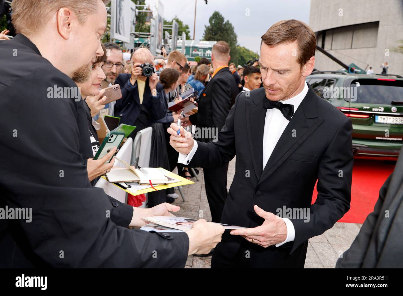 Michael Fassbender bei der Eröffnung des 57. Internationalen Filmfestival Karlovy Vary 2023 im Hotel Thermal. Karlsbad, 30.06.2023 Stock Photo