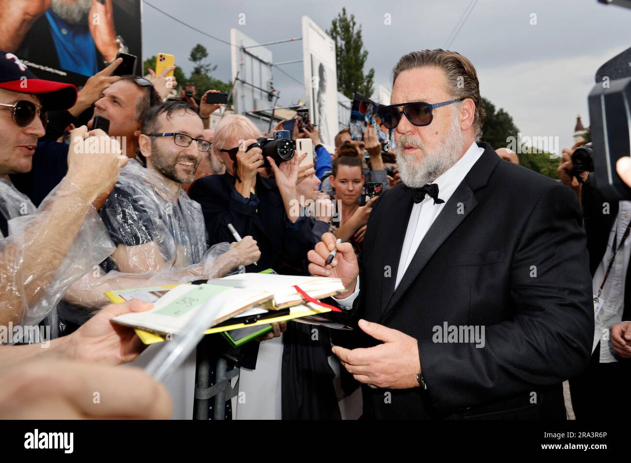Russell Crowe bei der Eröffnung des 57. Internationalen Filmfestival Karlovy Vary 2023 im Hotel Thermal. Karlsbad, 30.06.2023 Stock Photo