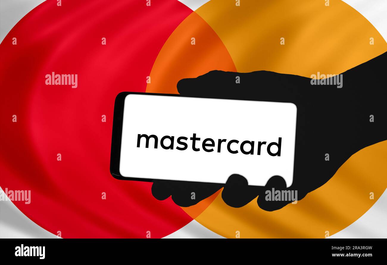 Mastercard - payment corporation Stock Photo