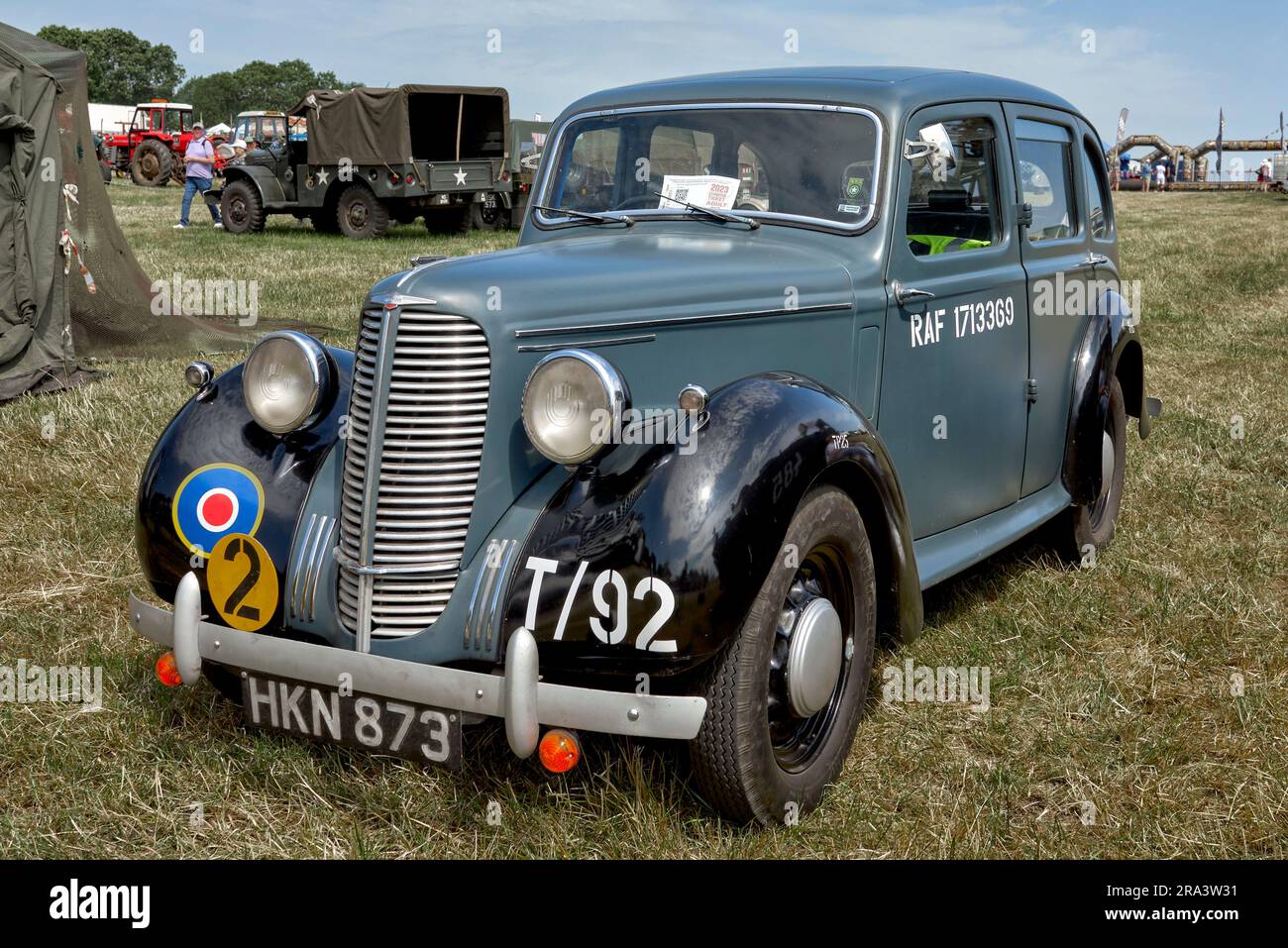 Hillman Minx 1943 World War 2 RAF staff car Stock Photo