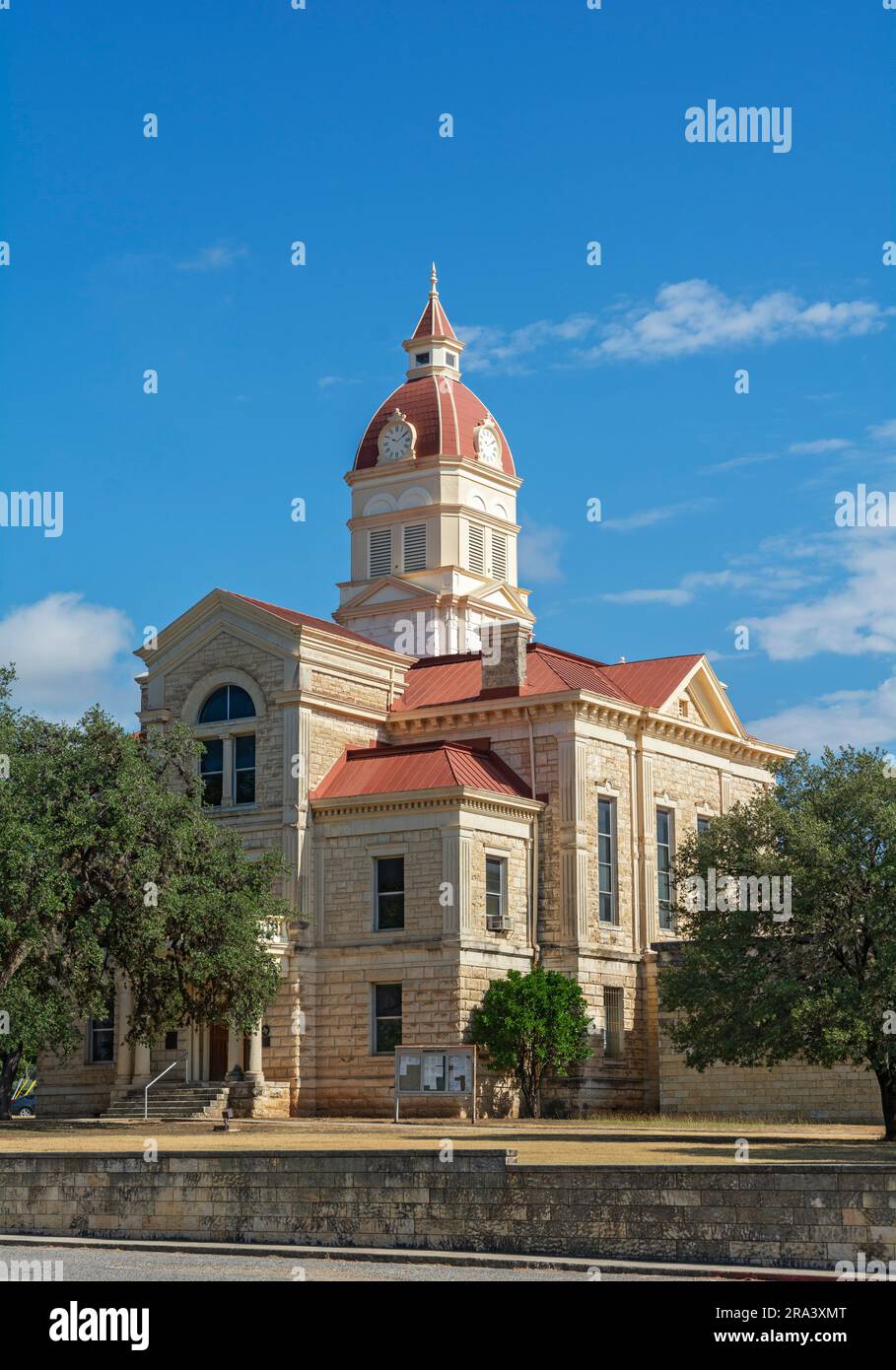 Texas, Hill Country, Bandera County Courthouse built 1890 Stock Photo