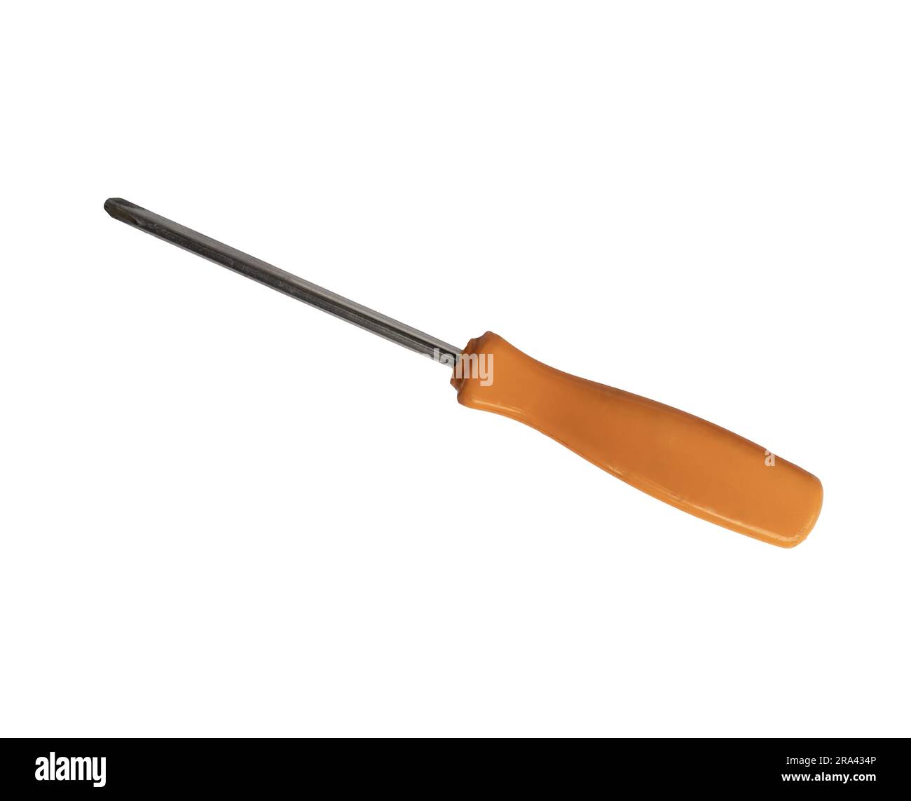 a screwdriver isolated on a transparent background Stock Photo