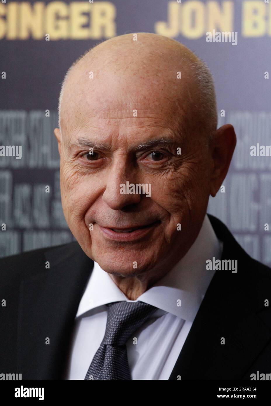 Actor Alan Arkin attends the 'Grudge Match' screening benifiting the Tribeca Film Insititute at Ziegfeld Theater on December 16, 2013 in New York City Stock Photo